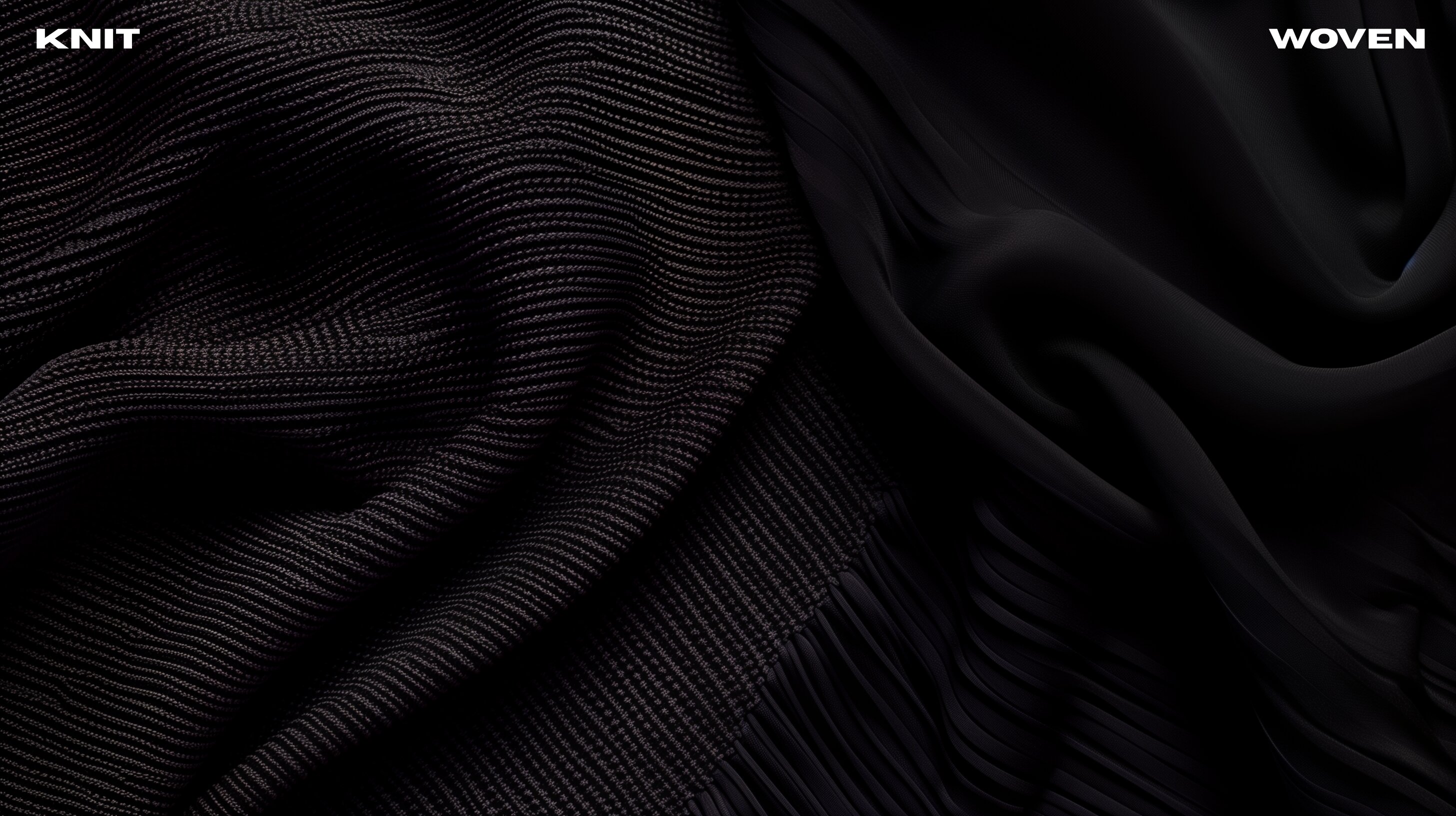 Knit versus woven fabric comparison